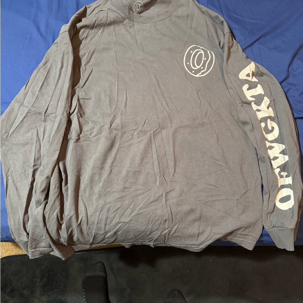 Gray Tyler the creator Odd Future OFWGKTA Long Sleeve Shirt XL